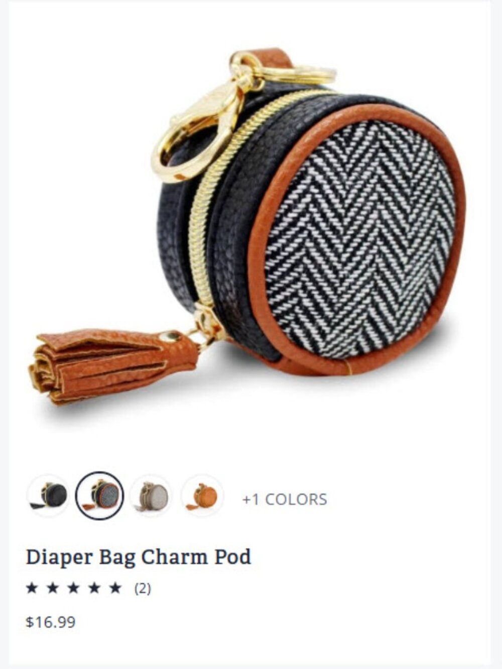 Itzy Ritzy Diaper Bag Charm Pod